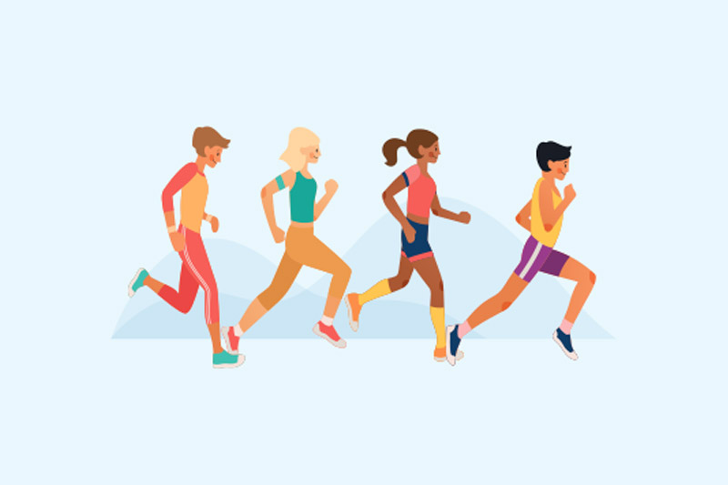 Illustration de l'athlétisme